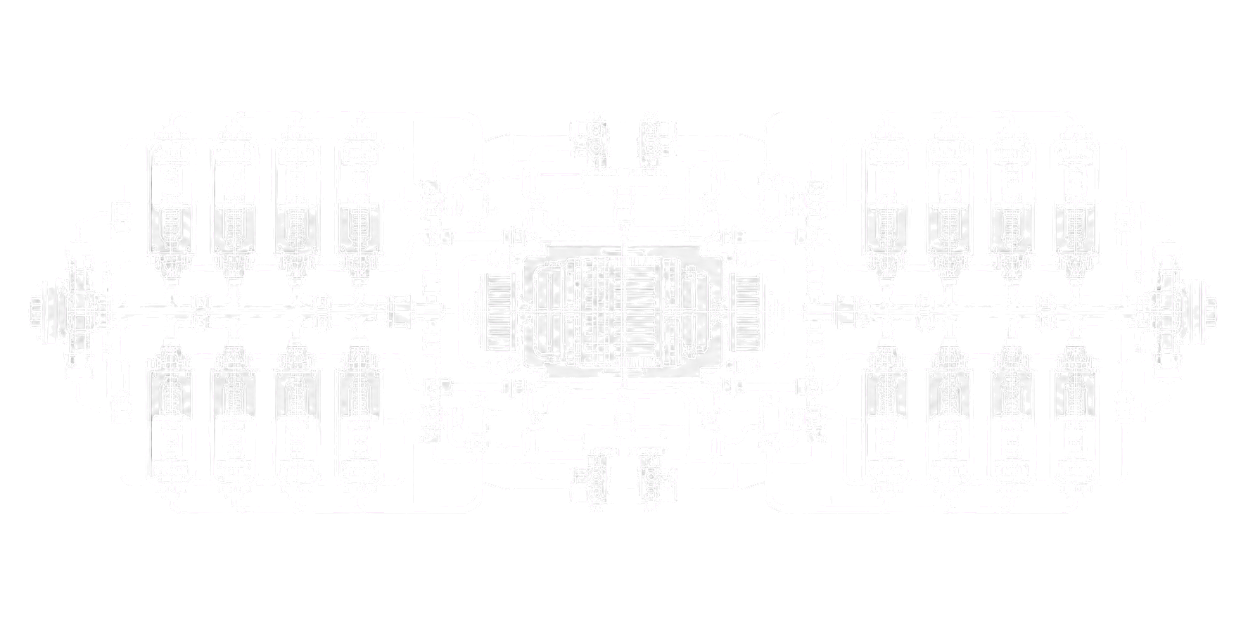 Orthographic cutaway schematic of the Causality Sink Manifold and Provenance Buffer Array
